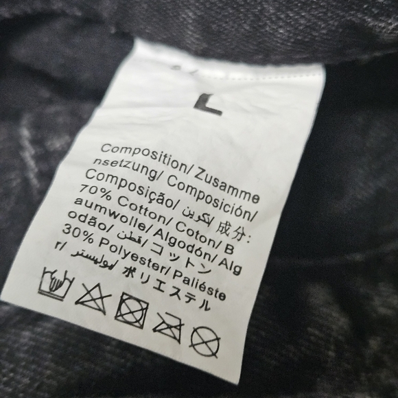 Vintage Sz Large Stone Wash Denim Mini Jeans Cargo Y2K Skirt - Picture 3 of 6